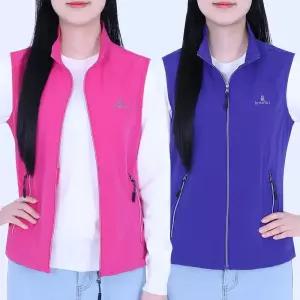 봄 여름 아노락조끼 쿨링 골프 웨어 상의 방수 나일론 바람막이 집업 간절기 베스트