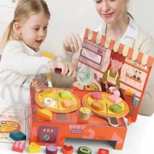 이안 피자 24개월아기선물 역할놀이장난감 피자가게놀이