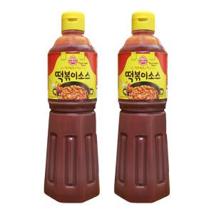 오뚜기 진한 멸치육수로 맛을 낸 떡볶이소스 1240g 2개