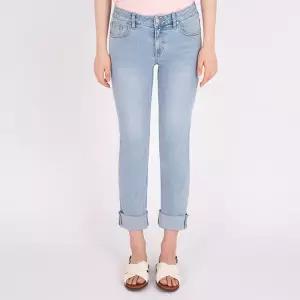 게스 여성 청바지 크롭 스트레이트 라이트블루 YL2D7070