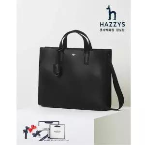 [롯데백화점]헤지스ACC [백화점BEST] HJBA4F850BK_남성 블랙 참장식 서류형 크로스 겸용 토트백