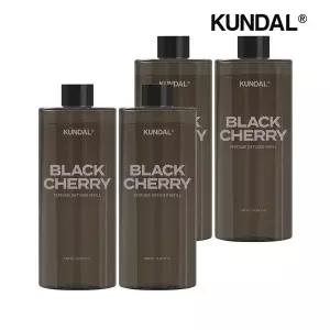 [쿤달] 퍼퓸 디퓨저 리필 블랙체리 500ml x4개