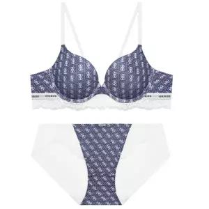 [게스언더웨어](강남점)데님심볼 로고포인트 브라+팬티세트NY(GCWBR144/BP144)