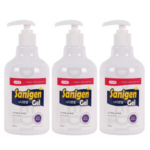 사니젠겔 유아 아기 병원 손소독제 500ml 손소독젤 3개