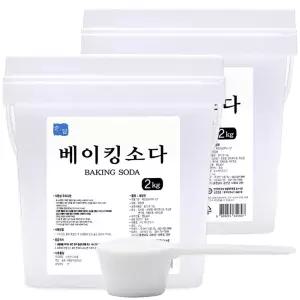 순담 베이킹소다 2kg [2개] 총 4kg 스푼 주방세제 세정제 세제