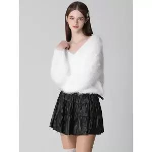 [하프클럽/]샤인 퍼니트 가디건