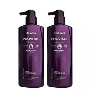 2025 닥터그루트 최신상 프로바이탈 두피 안티에이징 탈모샴푸 500ml 2개 힘없는모발용