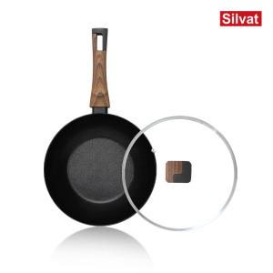 국내생산 홈쇼핑 완판! 실바트 까리노 IH 인덕션 프라이팬 2종 세트 (28웍/28뚜껑)