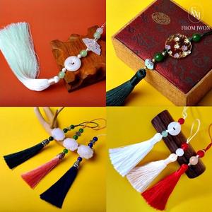 전통 노리개 한복 장식 자개 옥 수술 장신구 보자기 포장 명절 선물 혼주
