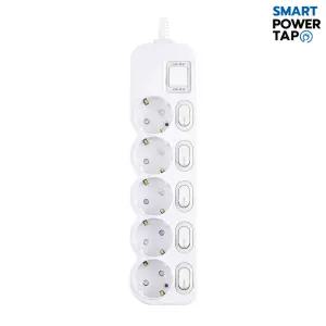 스마트파워탭  국산 LED 절전 스위치 개별 5구 멀티탭 / 전기 연장선 안전 멀티 콘센트 40cm/1.5m/2.5m/3.5m/4.5m