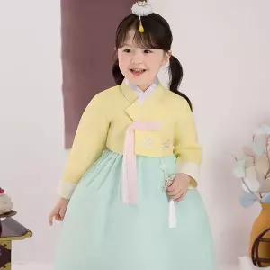 [보리보리/예가한복]WN7054 세아나래 여아한복/아동한복