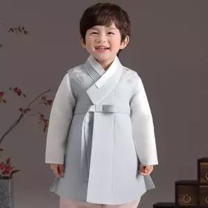 [보리보리/더예한복]QT908-민채아인 남아한복 아동한복