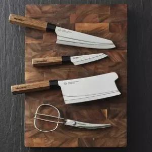 [바오먼트] 최고장인 나이프 3종 + 월넛 커브도마