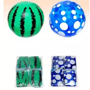 수박땡땡이비치볼 12개입세트 수영장계곡물놀이 단체선물상품 학교어린이집