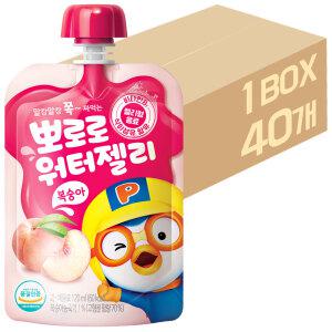 팔도 뽀로로 워터젤리 복숭아 120ml x 40개 / 어린이 음료