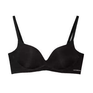 [Wonderbra]원더브라  일체형 볼륨 백리스 노와이어 브라 블랙 WBWBR5M55T