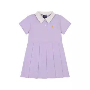 캉골키즈 저지 피케 플리츠 원피스 RB 2001 라벤더