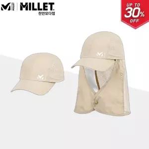 [밀레] MILLET 봄 여름 기능성 차양막 탈부착 등산 모자 작업_CA