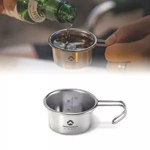 캠핑 시에라 스텐 손잡이 소주잔 주방 취사 계량컵-WDB81C7