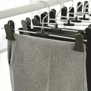 [보노하우스]스트롱 논슬립 바지걸이 5P 집게자국 없는 옷걸이