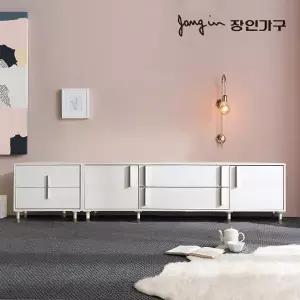 [장인가구]노바 바닐라 2400 높은 거실장