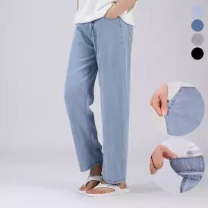 썸머 쿨 데님 텐셀 세미 루즈핏 청바지