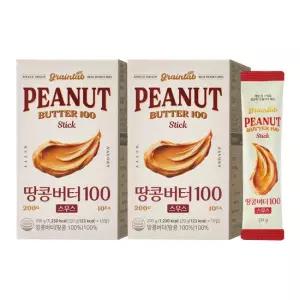 그레인랩 땅콩버터 100 스무스 10입 x 2박스