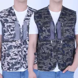 봄 여름 등산 조끼 아웃도어 망사 작업용 베스트 낚시 수납 주머니 포켓 등산복 밀리터리 회사 단체 툴조끼 빅사이즈