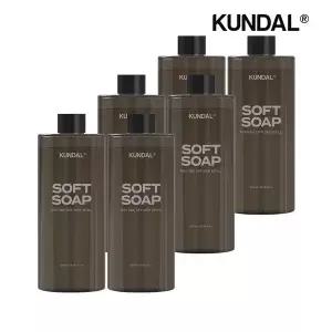 [쿤달] 퍼퓸 디퓨저 리필 소프트솝 500ml x6개