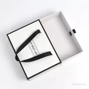 선물상자 2P세트 올화이트 23.5X17CM 사탕 하드페이퍼 쇼핑백 종이