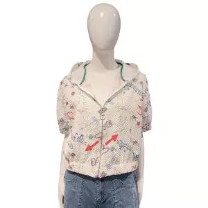 [롯데백화점]페이지플린 파스텔프린트 후드 반팔점퍼(F5BJP004A)