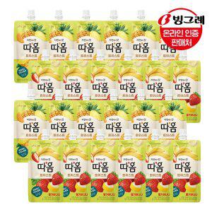 [빙그레] 따옴 트위스트 딸기바나나/귤파인애플 2종 24개 /아이스크림/아이스스무디