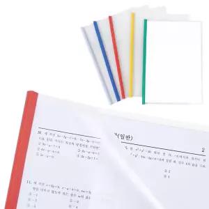 A4 클리어 화일 10P 클립 쫄대 투명 파일 서류/포켓/바인더/악보/화일철/케이스/비닐/도큐먼트/문서/문구