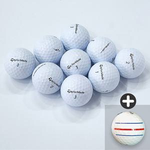 테일러메이드 로스트볼 A+ 3피스 삼선퍼터라인 화이트 20알