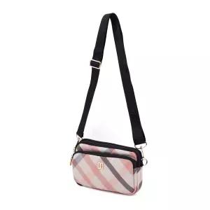 [백화점 선물포장] 닥스 크로스백 여성 나일론 경량 미니 핸드폰 가방 핑크 952