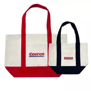 코스트코 에코백 캔버스 쇼핑백 2P 라지 미니 장바구니 데일리백 리유저블