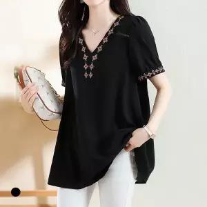 화세 (77까지)에스닉자수블라우스_HB5MBL201C