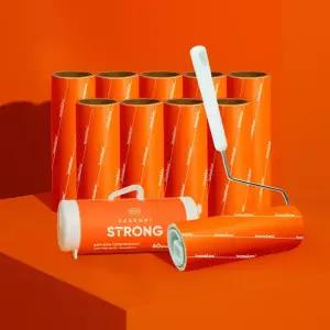 스트롱 사선 돌돌이 롤 테이프 클리너 12종 세트 (본체+리필 10개)