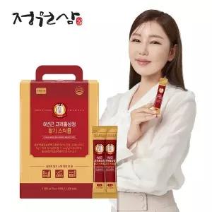 [정원삼] 6년근 고려홍삼정 활기스틱 대용량 홍삼스틱 선물용 100포 1박스 / 대용량
