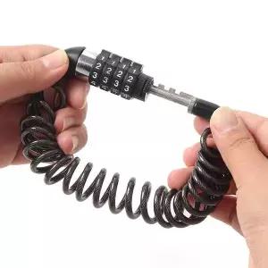 [셀러에이드]스프링 비밀번호 자전거자물쇠 오토바이