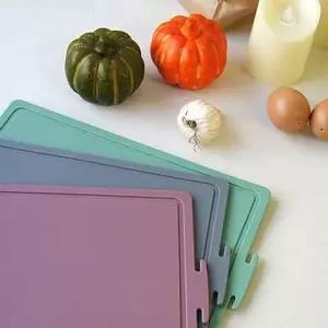 열탕소독 가능 파스텔 실리콘 도마 중 3color (W562ECB)