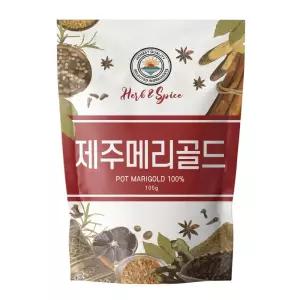 제주 메리골드 꽃차 마리골드 금잔화 100g