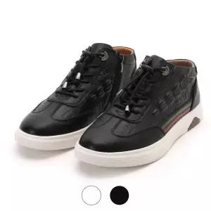 [하프클럽/]남성 악어패턴 가죽 스니커즈 WW-SE-HD8018