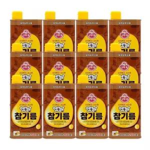 [오뚜기] 옛날 참기름 450ml x 12개 고소한 참기름