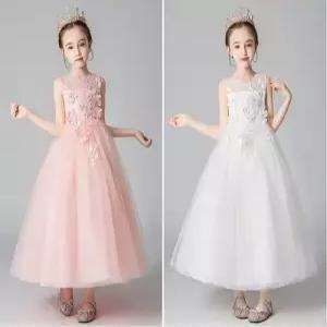 팜므 여아드레스 유아 벨라인 튤 롱드레스