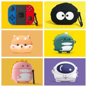 삼성 갤럭시 버드 3 프로 이어폰 보호 케이스에 대한 3D 만화 케이스 Buds3 Buds3Pro 귀여운 실리콘 커버