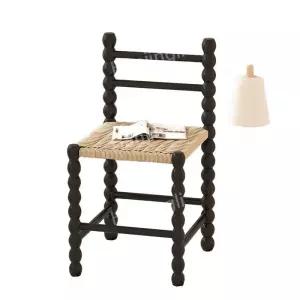 원목 의자 라탄 체어 식탁 인테리어 블랙 옷가게 편한 디스플레이 디피