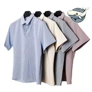 여름 사무실 체크 반팔 셔츠 시원한 데일리 캐주얼셔츠 난방셔츠