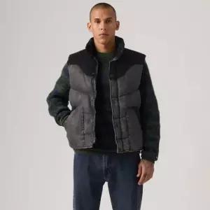 [리바이스]리바이스 남성 와일드 웨스트 숏 퍼퍼 다운조끼 003GQ-0001