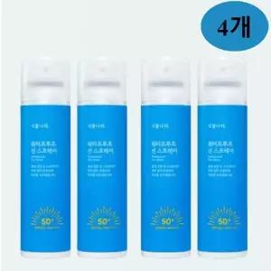 식물나라 산소수 워터프루프 선 스프레이 100ml 4개